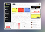 design dashboard web app CRM and admin panel UI UX in figma